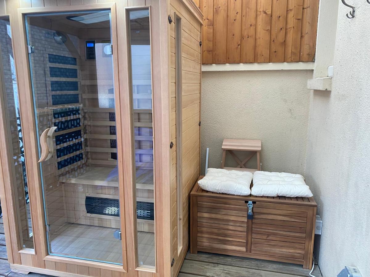 Escapade Romantique: Sauna Et Moments De Plaisir รูออง ภายนอก รูปภาพ